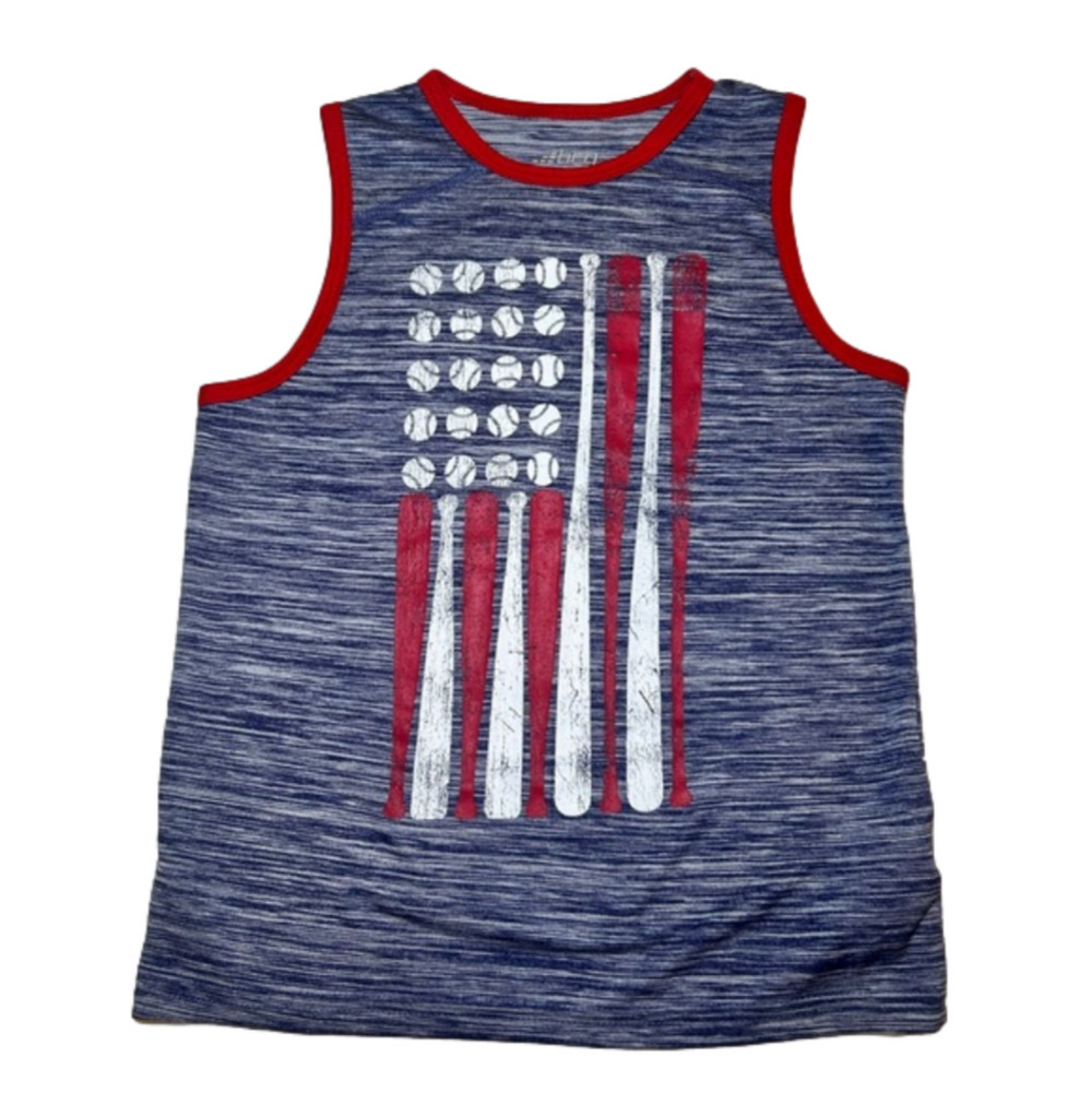 BCG Baseball American flag tank Size XS